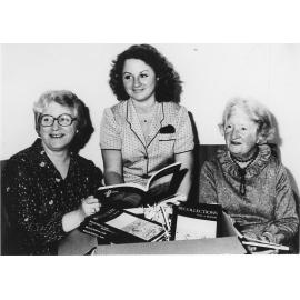 L-R Pat MacKenzie, Anne-Marie Pelusey, Linda Newell (three generations)