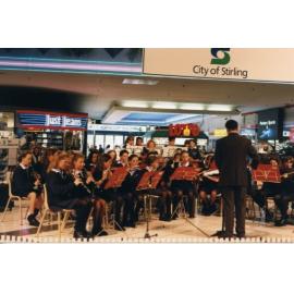 Local youth band playing at Karrinyup Shopping Centre photograph 3
