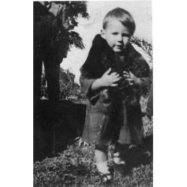 Ligman family member as a young child