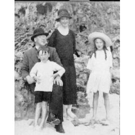 Members of the Lance family at North Beach