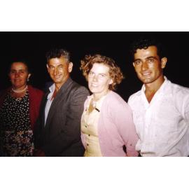 John Stergiou, Chris and Tom Stergiou at Graeme Arbuckle's 21st birthday party