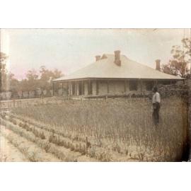 Jim Arbuckle outside his family home