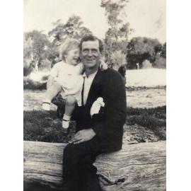 Jean Neal with her dad c1930