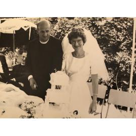 Jean Neal on her wedding day 