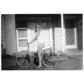 Janine Gaye Few riding a bike 