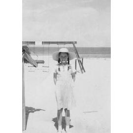Jane Law at the playground on Scarborough Beach