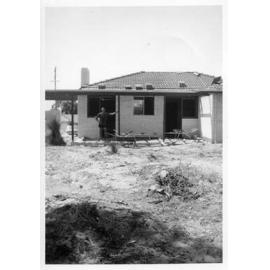 House being built at 117 Cobb Street in Wembley Downs c1964