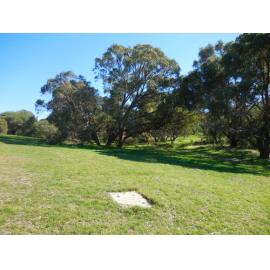 Herb Elliott Reserve with concrete lid in foreground