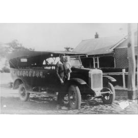 Harold Millett with son 