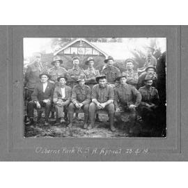 Group of returned soldiers at the Osborne Park Returned and Services League