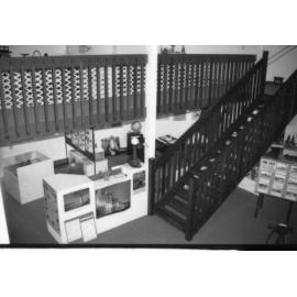 Ground floor display at Mount Flora Regional Museum with mezzanine