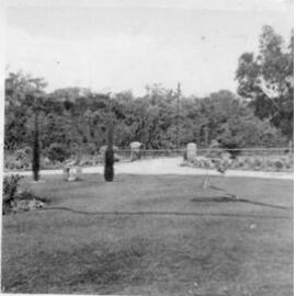 Front gate of Alan Maddox's home located on Victoria Road in Balga c1950