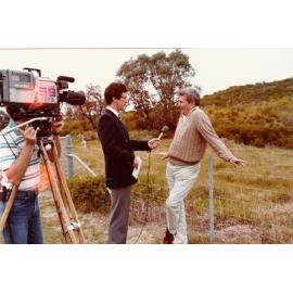 Doctor Vince Serventy at Trigg Regional Open Space in 1985