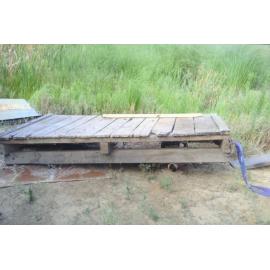 Remains of an old market garden trolley