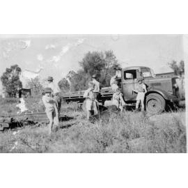 Delivering building materials for building Weeloc Hall Yokine 