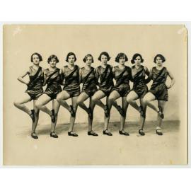 Dance troupe at Hopkins Dance Hall c1930 