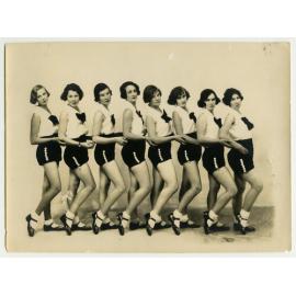 Portrait of dancers at Hopkins Dance Hall c1930