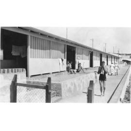Cubicles at Scarborough beach built by Michael Georgeff 