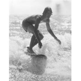 Craig Crampton surfing at Trigg Beach