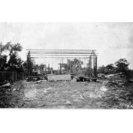 Construction of Weeloc Hall Yokine (8 Villiers St) framework c1955