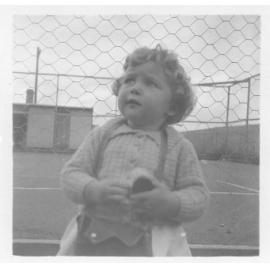 Christine Reston at Paringa Flats c1948