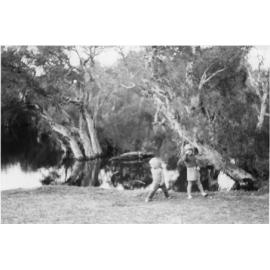 Children playing at Star Swamp in North Beach