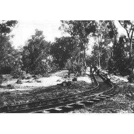 Building the Osborne Park tramway in 1902