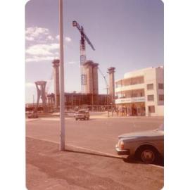 Construction of Observation City hotel at Scarborough Beach c1985