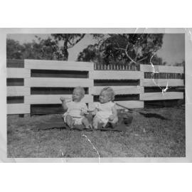 Bryce and Janine Few in their backyard