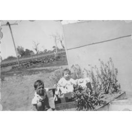Children at the De Cinque market garden in Balcatta