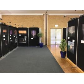 Photographs on display at the Blink Photographic Awards in 2016
