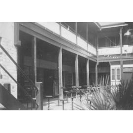 Beer garden at the Scarborough Hotel in Scarborough