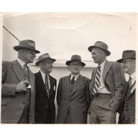 Five men at an Arbuckle family event