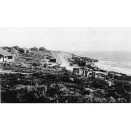 A view of North Beach road and houses 