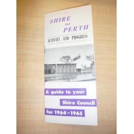 Shire of Perth: Activity and progress
