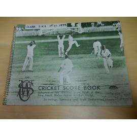 Collins Australia Cricket Score Book