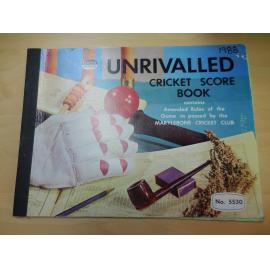 Collins Australia Unrivalled Cricket Score Book