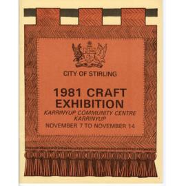City of Stirling 1981 Craft Exhibition catalogue