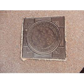 Heritage site marker for the North Beach Surf Life Saving Club rooms
