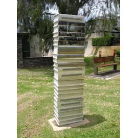 Edith Cowan Reserve history book tower one