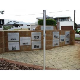 Yokine War Memorial plaque wall