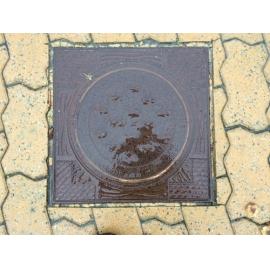 Heritage site marker for Tom Hungerford's (T.A.G.) house