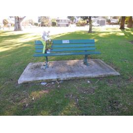 Nichola Marie Robins memorial plaque 