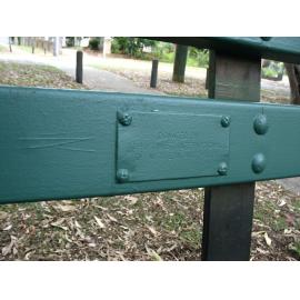 Soroptimist International of Western Australia bench plaque