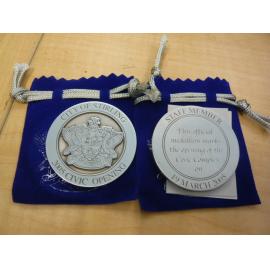 Medallions for the opening of the City of Stirling Civic Centre