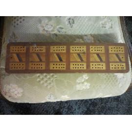 Wooden cribbage board