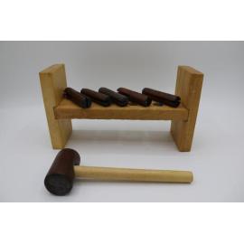 Homemade Hammer-Peg game 