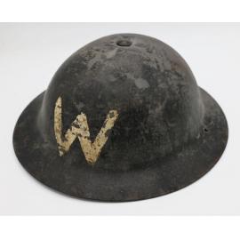 Military warden's helmet