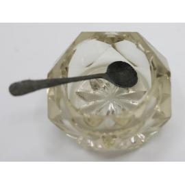 Mustard dish and spoon