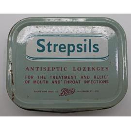 Strepsils lozenges tin